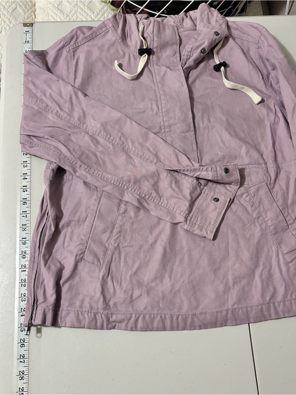North Face Women Jacket Size L Shipler II Anorak Hoodie Gorpcore Pullover Purple - Picture 6 of 11